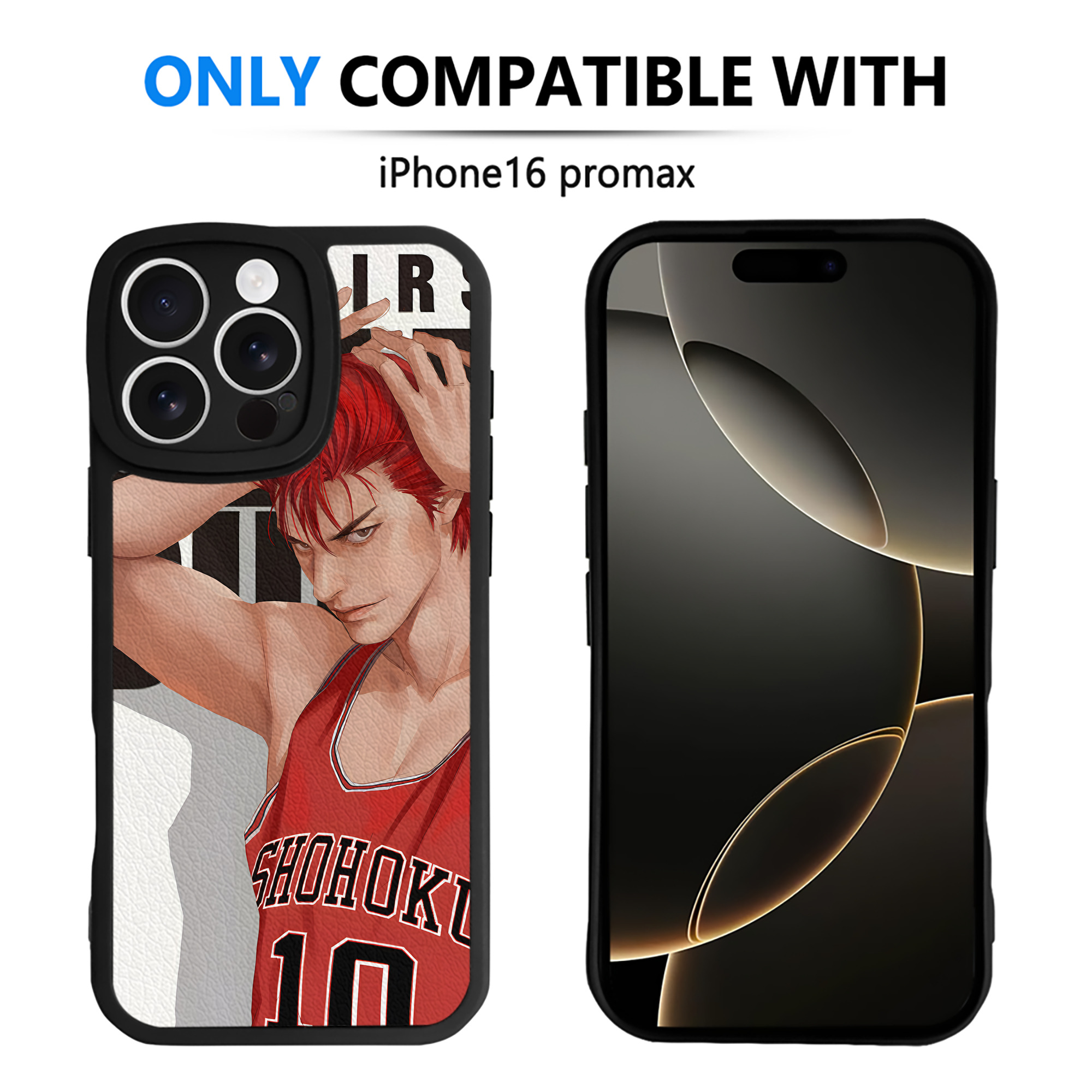（画像用） SLAM DUNK／スラムダンク 【iPhone 16シリーズ対応】シリコンスマホケース（レザー調） 材質：シリコン